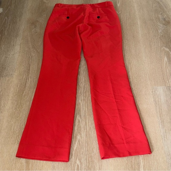 Banana Republic Logan style Vibrant Red Trousers Size 0P - Picture 9 of 9